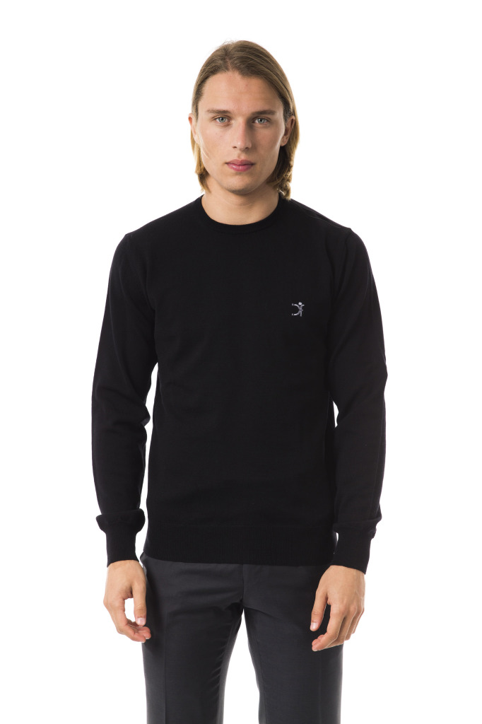 Maglia Oslo G/Collo Merinos Nero